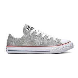 Mersey Sports - Converse Junior Trainers All Star Ox Silver 663627C
