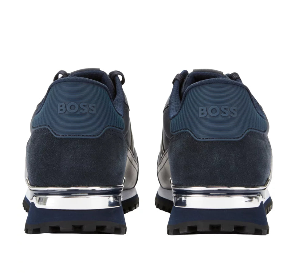 Hugo Boss Parkour L Runner Mens Trainers Navy 50529533 402 Mersey Sports
