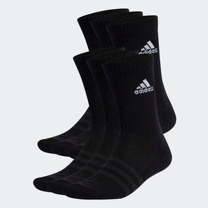 Mersey Sports - adidas Accessories Socks SPW Crew 6Pack Black IC1316