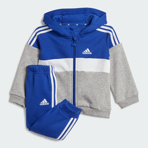 Mersey Sports - adidas Boys Jog Suit Infants IG 3S TIB FL Grey/Blue IJ6323