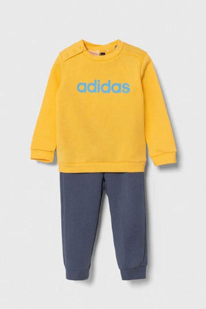 Mersey Sports - adidas Boys Jog Suit Infants Lin FL Jog yellow/Blue IS2499