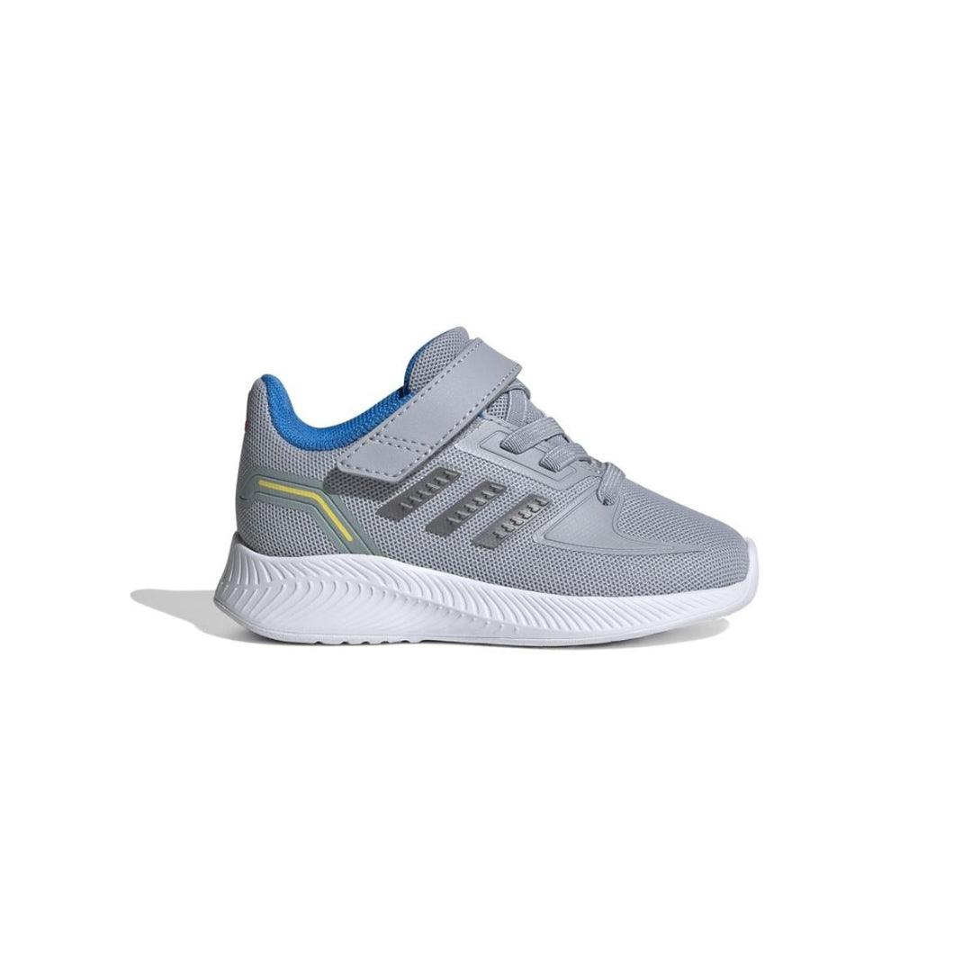 adidas Boys Trainers Runfalcon 2.0 Infant Grey White HR1401 Mersey Sports