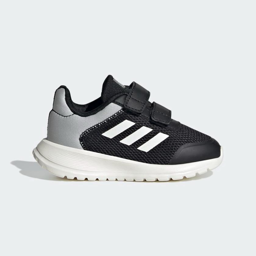 adidas Boys Trainers Tensaur Run2 Infants Black Grey GZ5856 Mersey Sports