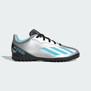 Mersey Sports - adidas Jr Football Boots X Crazyfast Silver Messi.4 Turf IE4068