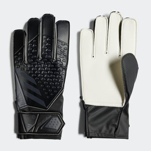 Mersey Sports - adidas Kids Goalie Gloves Predator Jr Black/Grey HY4077