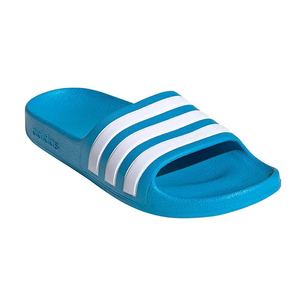Mersey Sports - adidas Kids Sandals Adilette Aqua K Blue/White FY8071