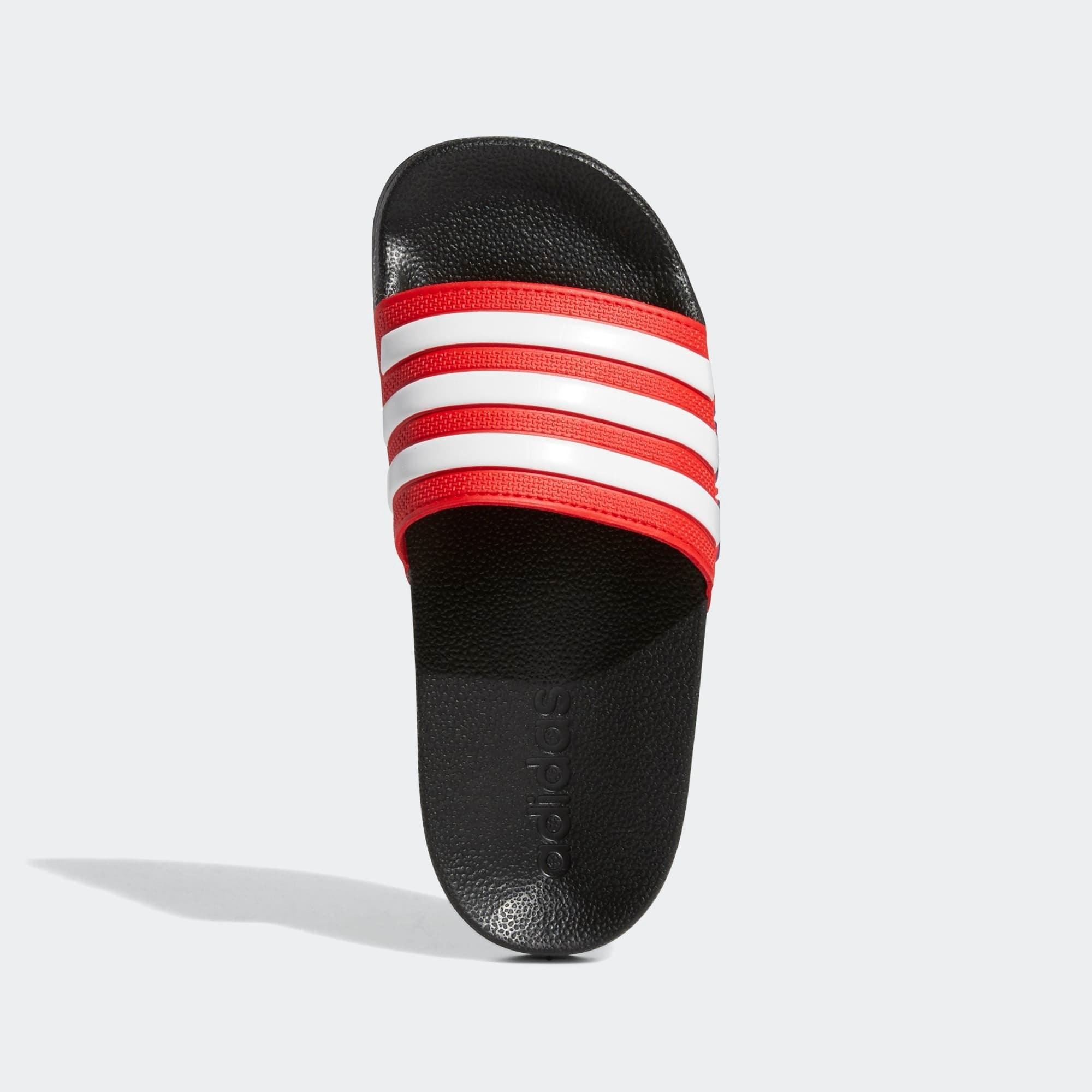 adidas Kids Sandals Adilette Shower K Black Red FY8844