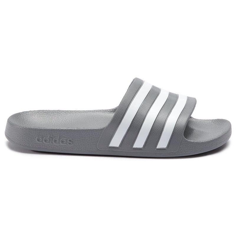 Grey adilette slides hotsell