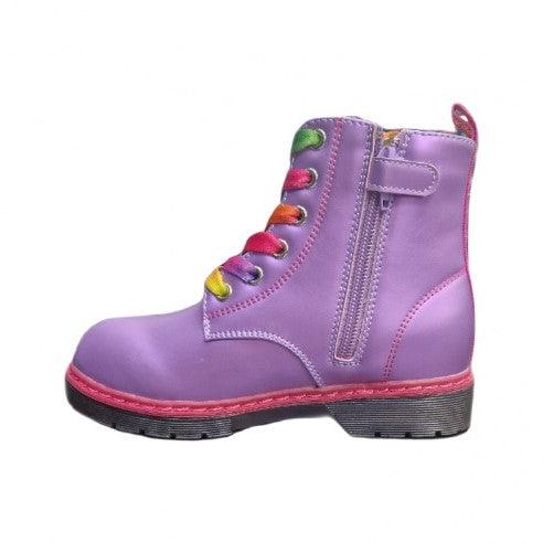 Purple girls boots hotsell