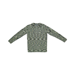 Mersey Sports - Bandidos Boys Polo Shirt LS Stripe Green/Grey SD-LSPL-020