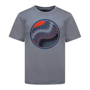 Mersey Sports - Bandidos Boys T-Shirt Orb Zig Grey/Blue KLT-OZRGRY