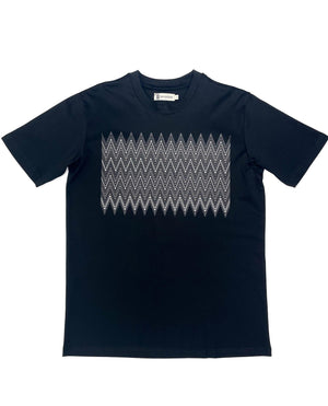 Mersey Sports - Bandidos Mens T-Shirt Mosaic Noir Black/Grey LT-MOSNOR-BLK
