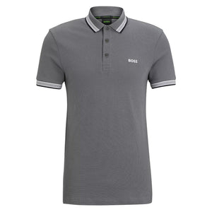 Mersey Sports - Boss Mens Polo Shirt Paddy Grey 50469055 036