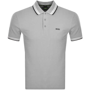 Mersey Sports - Boss Mens Polo Shirt Paddy Light Grey 50469055 052