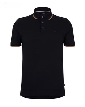 Mersey Sports - Boss Mens Polo Shirt Parlay 190 Black 50507669 002