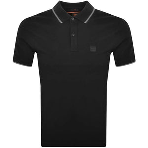 Mersey Sports - Boss Mens Polo Shirt Passertip Black 50507669 001