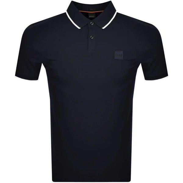 Mersey Sports - Boss Mens Polo Shirt Passertip Navy 50507669 404