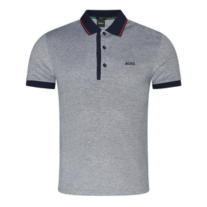 Mersey Sports - Boss Mens Polo Shirt Paule 4 Navy/Red 50469391 409