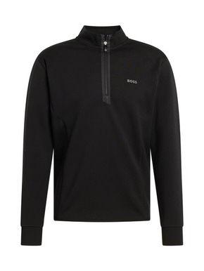 Mersey Sports - Boss Mens Sweatshirt 1/4 Zip Sweat 1 Black 50504729 001