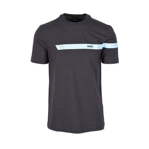 Mersey Sports - Boss Mens T-Shirt Tee 2 Grey/Blue 50501227 027