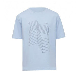 Mersey Sports - Boss Mens T-Shirt Tee 6 Blue/Black 50501231 490