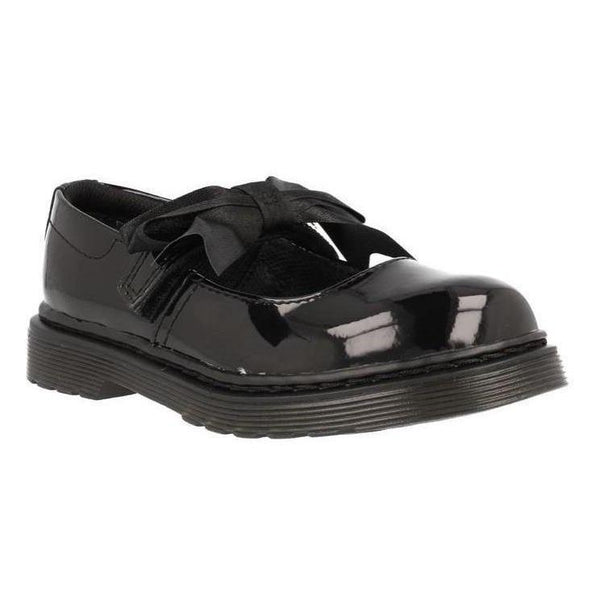 Mersey Sports - Dr Martens Girls Shoes Maccy II J Patent Leather Black 21776001