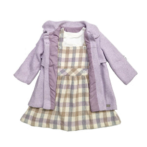 Mersey Sports - Ebita Girls 2Pc Set Dress & Jacket Lilac 239503