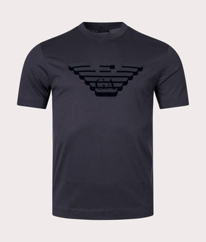 Mersey Sports - Emporio Armani Mens T-Shirt Eagle Logo Dark Grey 6R1TB4 1JPZZ 08A4