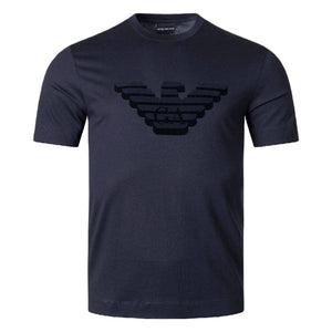 Mersey Sports - Emporio Armani Mens T-Shirt Eagle Logo Navy 6R1TB4 1JPZZ 09S8