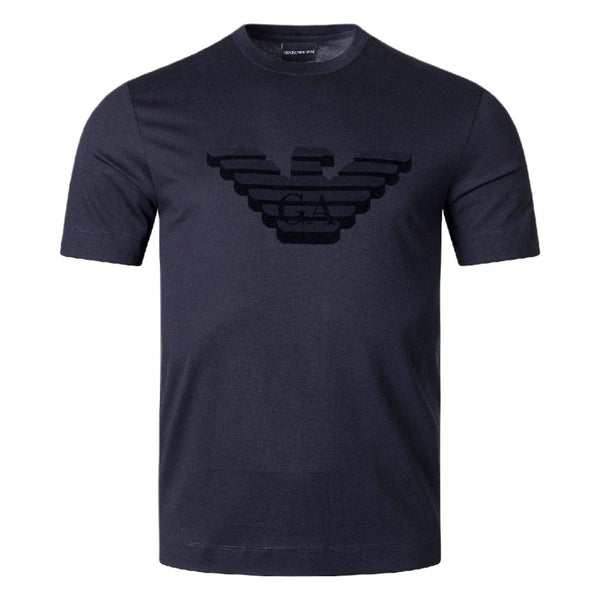 Mersey Sports - Emporio Armani Mens T-Shirt Eagle Logo Navy 6R1TB4 1JPZZ 09S8