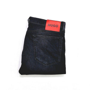 Mersey Sports - Hugo Mens Jeans 708 Slim Fit Black 50493699 025