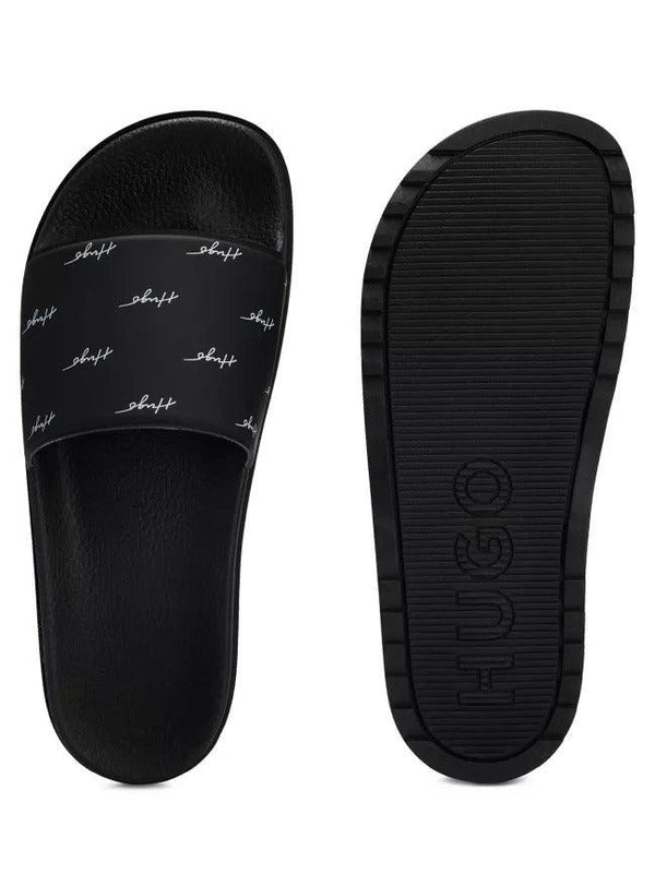 Mersey Sports - Hugo Mens Sandals Match It Slider Sign Black 50492936 002