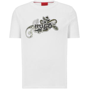 Mersey Sports - Hugo Mens T-Shirt Dulive_U233 White 50493021 100