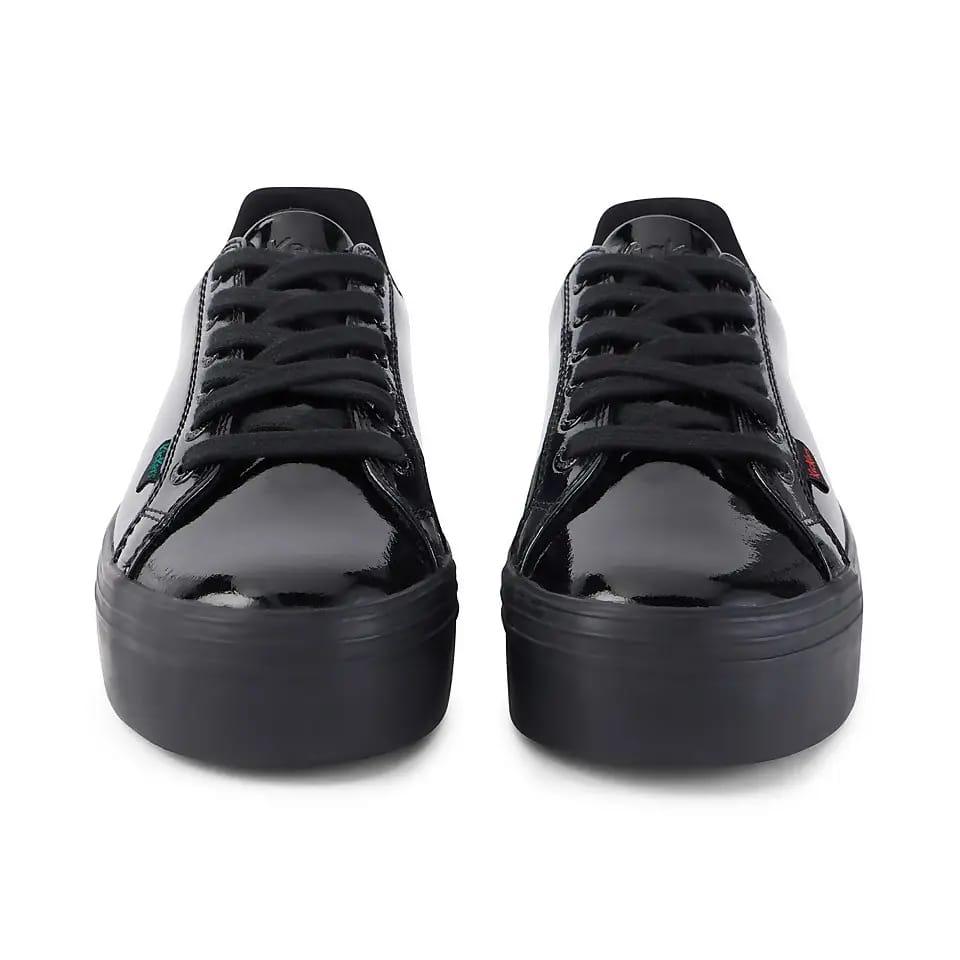 Kickers Adults Shoes Tovni Stack Patent Black Vegan 1 17226 Mersey Sports