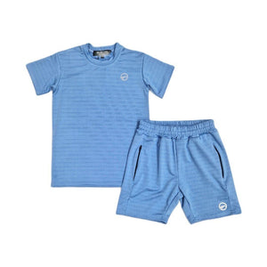 Mersey Sports - Montre Boys 2Pc Shorts & T-Shirt Set Blue Miller Blu