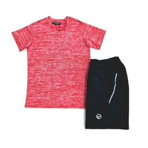 Mersey Sports - Montre Boys 2Pc Shorts & T-Shirt Set Red V2