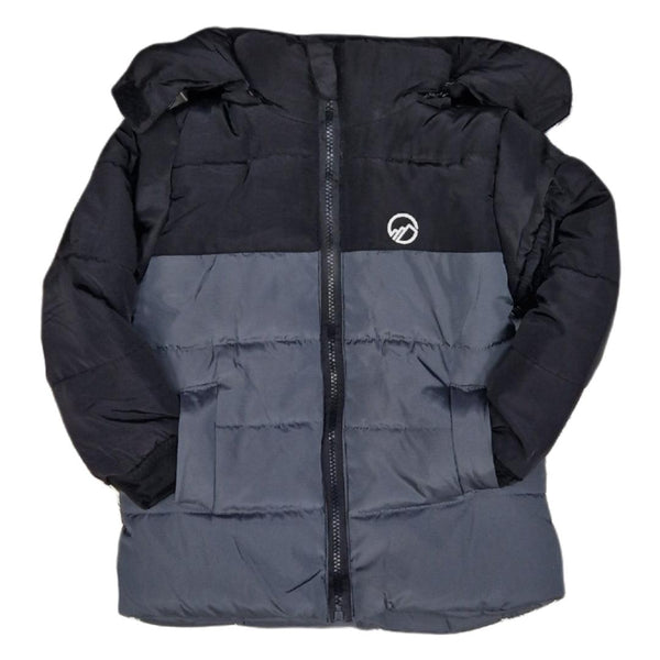 Mersey Sports - Montre Boys Jacket Black/Grey Snowy 1