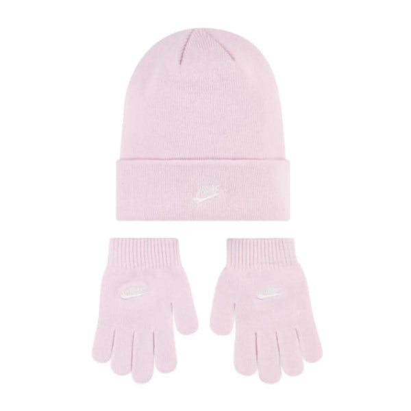 Mersey Sports - Nike Girls 2Pc Set Hat And Gloves Pink 3A2960 A9Y