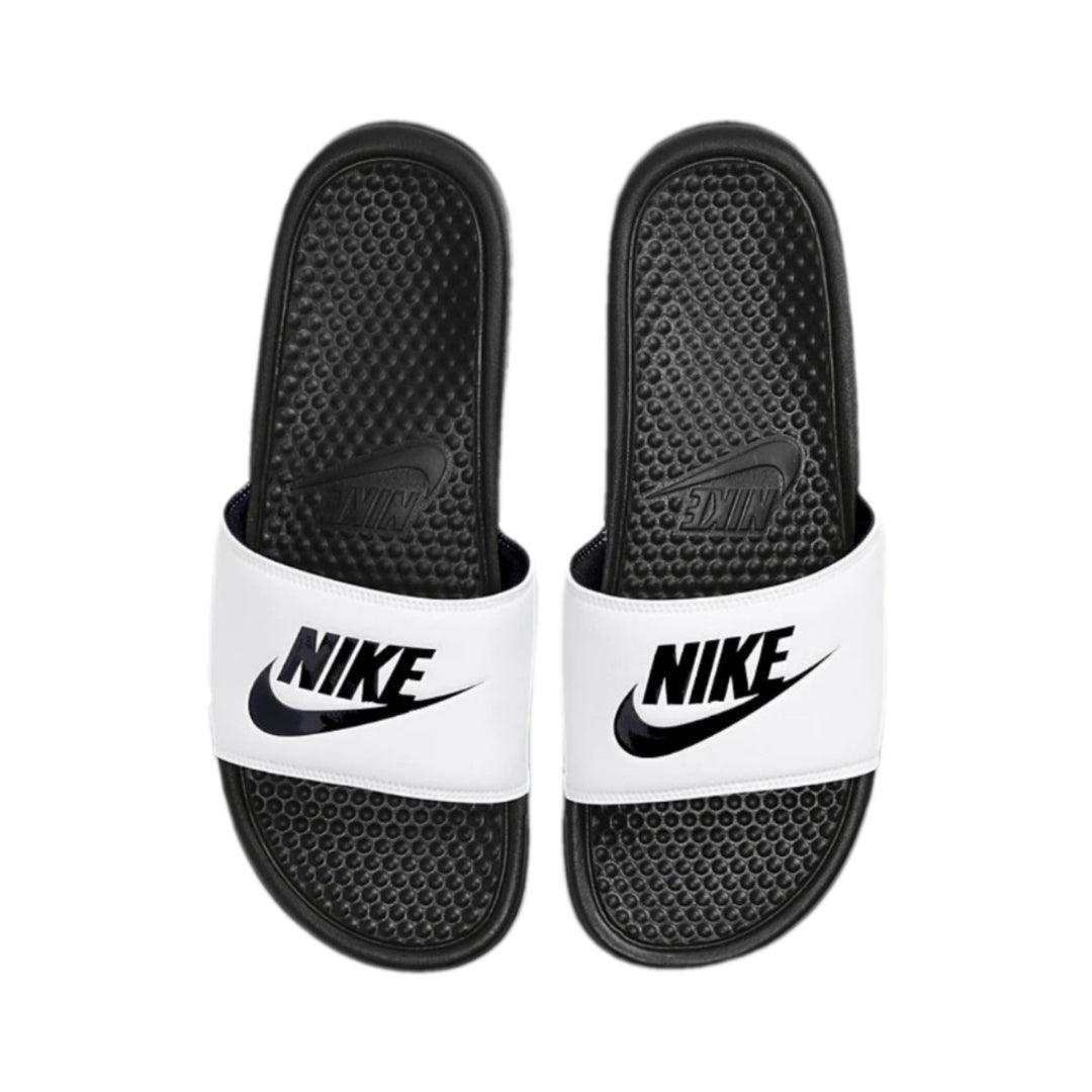 Nike Mens Sliders Benassi JDI White 343880 100 Mersey Sports