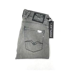Mersey Sports - Replay Mens Jeans Anbass Slim Fit M914 Grey 51A 406.096