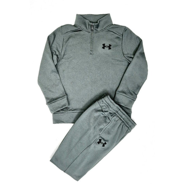 Mersey Sports - Under Armour Boys Tracksuit Fleece 1/4 Grey Zip 1373559 012