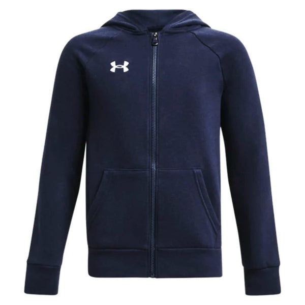 Mersey Sports - Under Armour Boys Tracksuit Rival Full Zip Navy 1379794 410