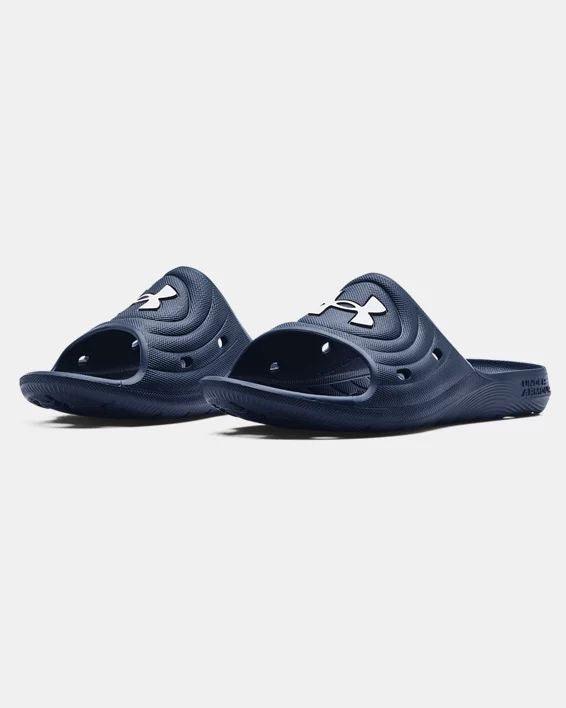 Under Armour Mens Sliders Flip Flops Navy Locker IV 3023758 401 Mersey Sports