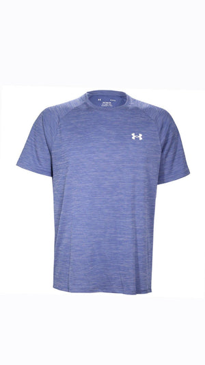 Mersey Sports - Under Armour Mens T-Shirt Textured Blue 1382796 561