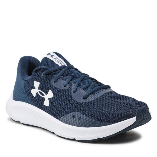 Mersey Sports - Under Armour Mens Trainer Charged Navy/White Pursuit 3 3024878 401
