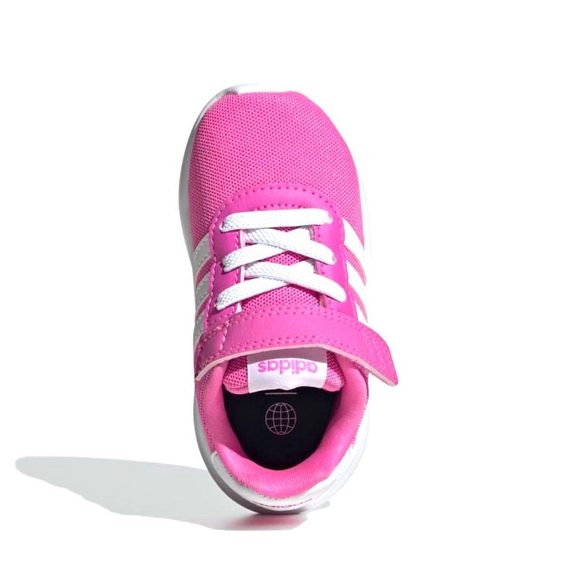 adidas Girls Trainers Lite Racer 3.0 EL Infants Pink GX6621 Mersey Sports
