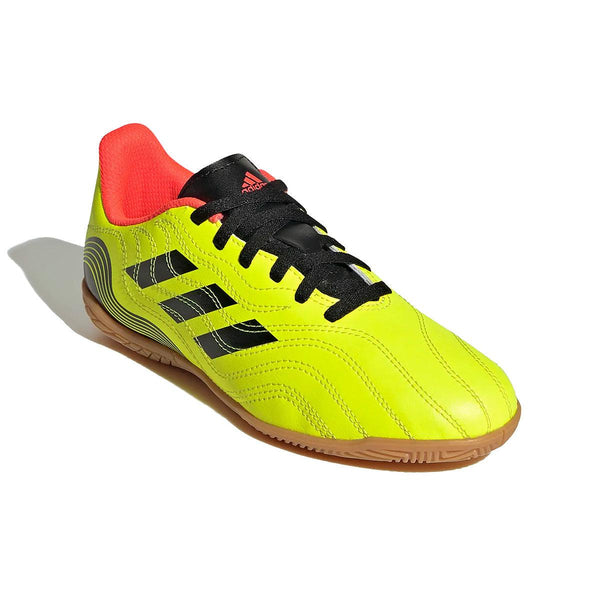 Mersey Sports - adidas Kids Football Boots Copa Sense .4 Yellow/Black Indoor GZ1381