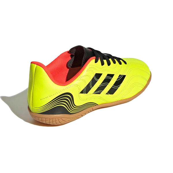 Mersey Sports - adidas Kids Football Boots Copa Sense .4 Yellow/Black Indoor GZ1381