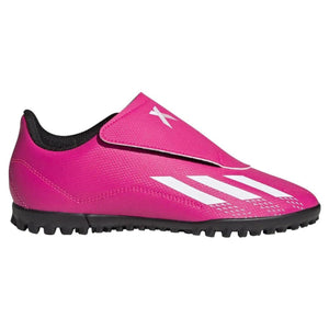 Mersey Sports - adidas Kids Football Boots X SpeedPortal Pink/Black Velcro Turf GZ2439