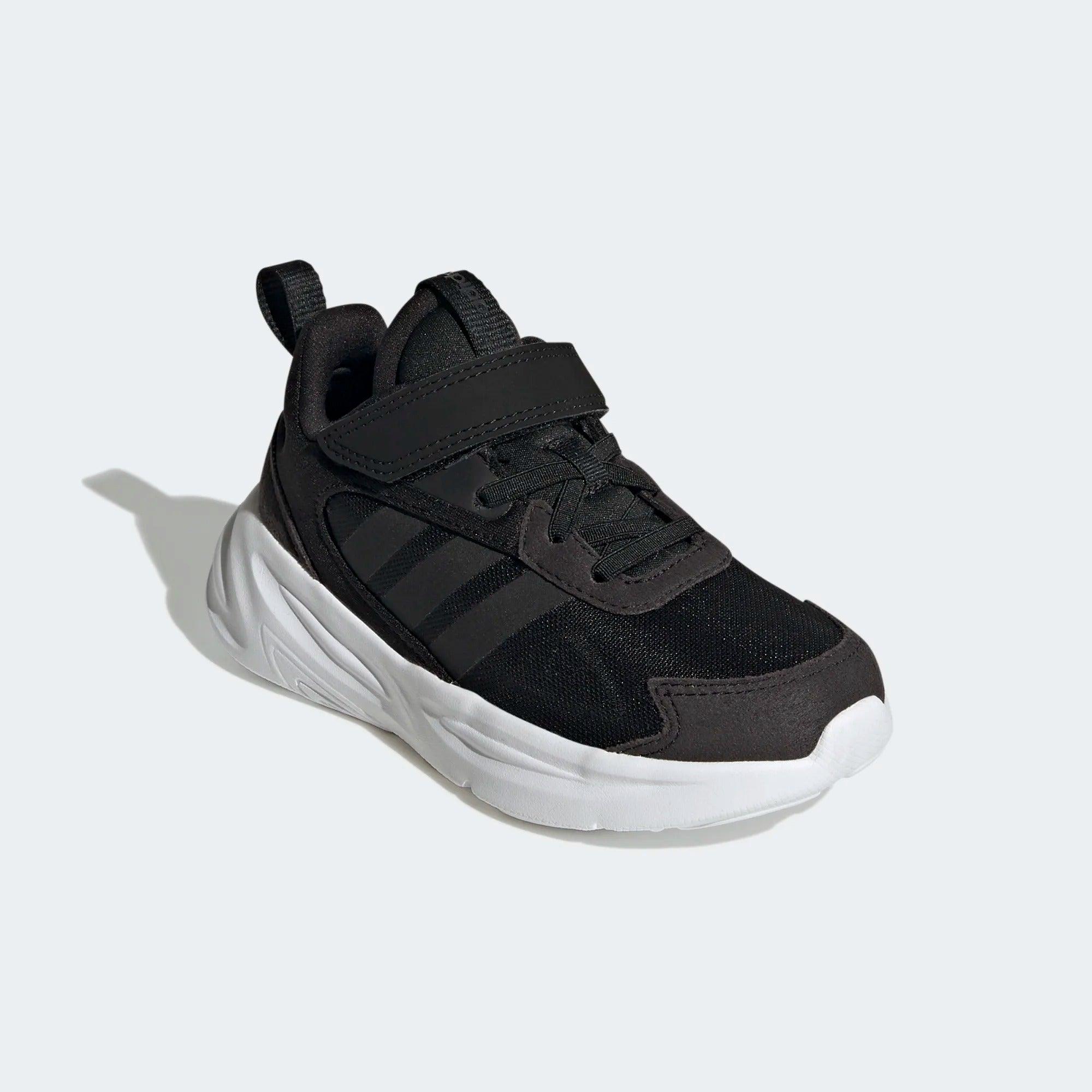 adidas Kids Trainers Ozelle El K Black White GW1560 Mersey Sports